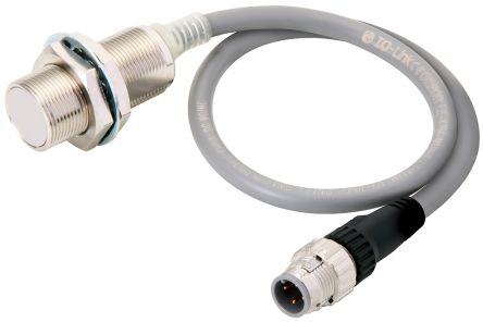 Omron E2E-X7B4-M1TJ-IL3 0.3M Threaded Barrel Inductive Proximity Sensor, M18 IO-Link E2EX 3V 10 mm 30 V dc 100mA