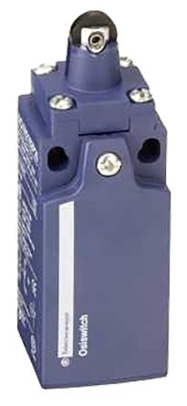 Telemecanique Sensors OsiSense XC Series Roller Plunger Limit Switch, DP, IP65, Plastic Housing, 240V ac, 10A