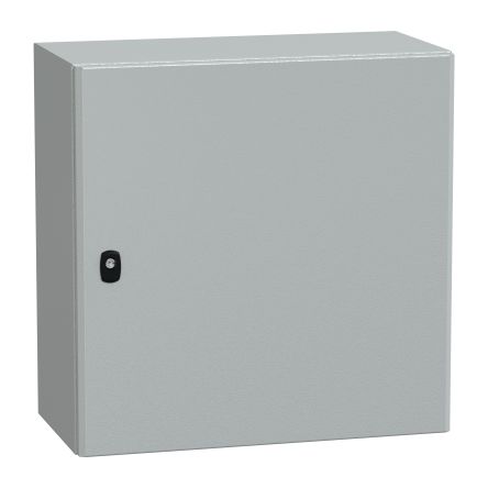 Schneider Electric PanelSet S3D Series Steel Wall Box, IP66, 600 mm x 600 mm x 300 mm