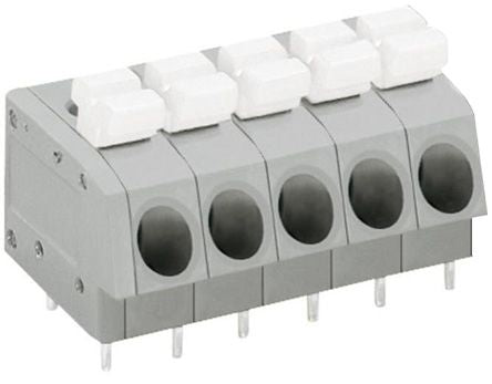 WAGO 804 Series PCB PCB Female Solder, 5-Pole, 5-Way