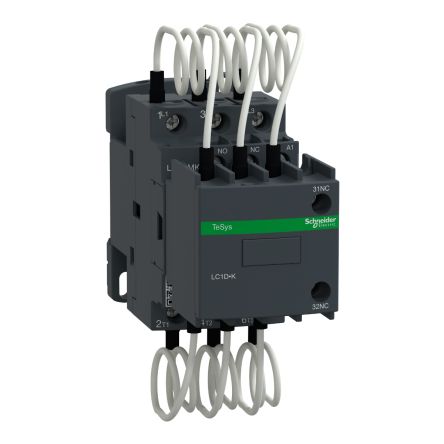 Schneider Electric TeSys D Contactor, 220V ac Coil, 3-Pole, 36 A, 25 kW 220V ac, 3 NO, 690V ac