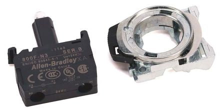 Allen Bradley 800F Series Light Block, 24V ac/dc, Red Light