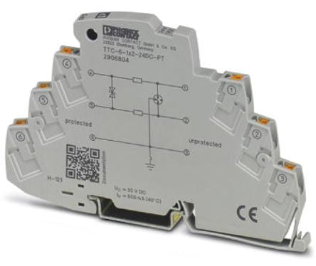 Phoenix Contact Surge Protector, 10 kA, DIN Rail