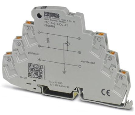 Phoenix Contact Surge Protector, 10 kA, DIN Rail