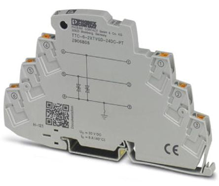 Phoenix Contact Surge Protector, 1 kA, DIN Rail
