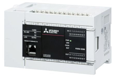 Mitsubishi Electric MELSEC iQ-F Series PLC CPU, Analogue Output, 16-Input, Analogue Input