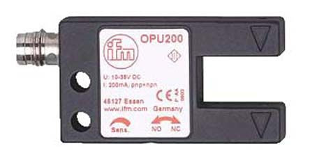 ifm electronic Through Beam Photoelectric Sensor, Fork Sensor