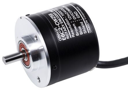 Omron E6C2-C Series Incremental Incremental Encoder 24V dc, 360 ppr ppr, PNP Open Collector Signal, Solid Type, 6 mm