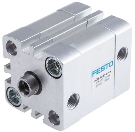 Festo Pneumatic Cylinder - 536323 50 mm Bore, 20 mm ADN Series, Double Acting Acting