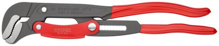 Knipex Pipe Wrench, 420mm Overall, 60 mm Jaw Capacity, Plastic Handle VDE/1000V Approved