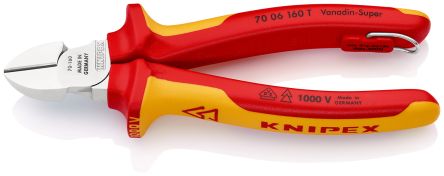 Knipex Knipex VDE/1000V Approved With Bevel Cable Cutter