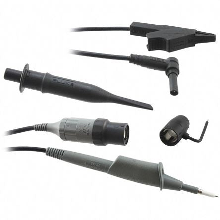 Fluke VPS410 Series VPS410-II-G Oscilloscope Probe, Voltage Type, 500 MHz, 10:1, Test Lead Connector