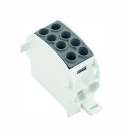 Weidmüller Distribution Block, 2 Way, 1kV ac/dc, 202A, Black