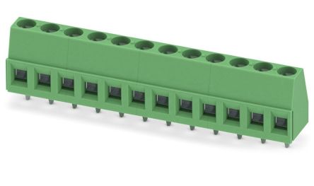 Phoenix Contact MKDS 1.5/12-5.08 Series PCB Terminal Block, 12-Contact, 5.08 mm Pitch, 1 Row