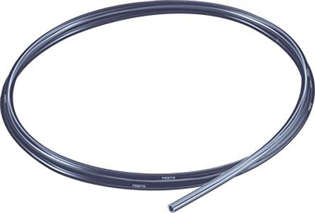 Festo Compressed Air Pipe Black Polyurethane 4 mm 50 m PUN-H-T Series, 8048673
