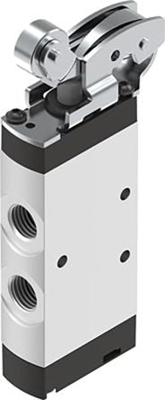 Festo Roller Lever Pneumatic Manual Control Valve VMEF Series, G G 1/4, 8047093
