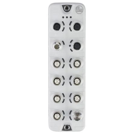ifm electronic AL1333 Series Sensor Box, 8 Port, TCP IPJ SON, EtherCAT, IO-Link