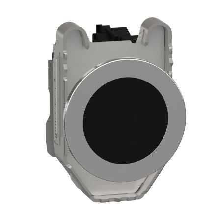 Schneider Electric Harmony XB4 Series Push Button Switch, Spring Return, Panel, 30 mm Cutout, SPST, Black LED, 600 V dc