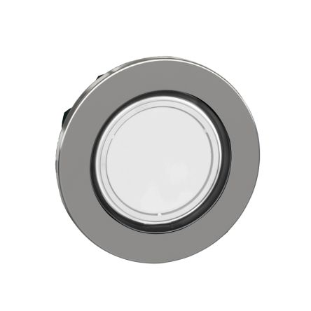 Schneider Electric Harmony XB4 Series White Spring Return Push Button Head, 30.5 mm Cutout, IP69K, IP69, IP67, IP66