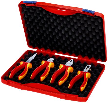 Knipex 4-Piece Insulated Plier Set