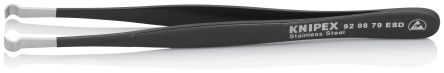 Knipex 120mm Stainless Steel Smooth ESD Safe Tweezer