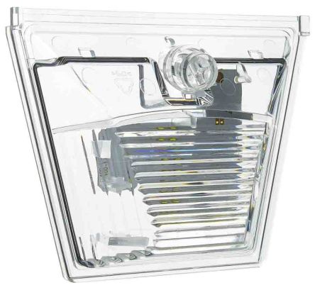 Eaton X10 Midi Series Clear Sounder-Beacon Combination, IP69 230V ac Wall 110 dB @ 1m