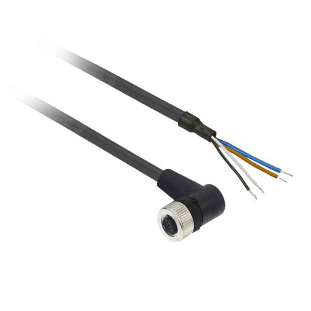 Telemecanique Sensors Female 4 way Right Angle to Unterminated Sensor Actuator Cable, 25 m