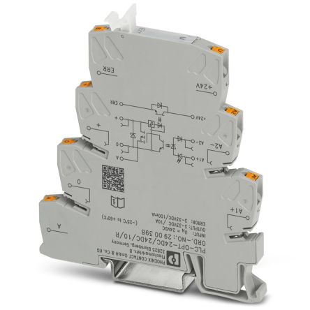 Phoenix Contact PLC-OPT Solid State Interface Relay, Control:28.8V dc DIN Rail Push-in
