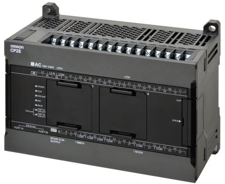Omron CP2E Series PLC CPU, Relay Output, 24-Input, Digital Input