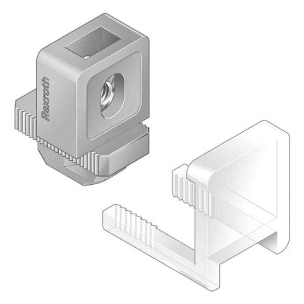 Bosch Rexroth Polypropylene Variofix Block 8 mm Slot, 8 mm Strut Profile