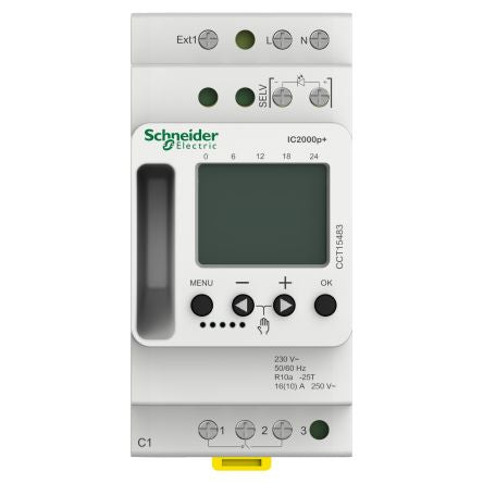 Schneider Electric Digital Acti9 DIN Rail Time Switch 230V ac