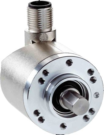 SICK AHS/AHM36 Series Absolute Absolute Encoder 30V dc, 4096 ppr ppr, IO-Link Signal, Solid Type, 6 mm Shaft