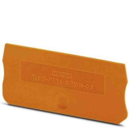 Phoenix Contact End Cover for Use with DIN Rail Terminal Blocks