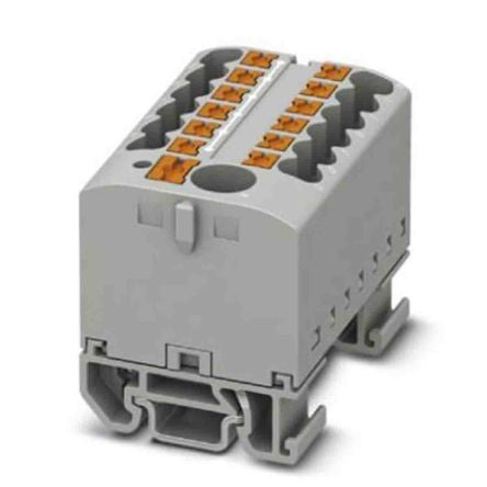 Phoenix Contact Distribution Block, 13 Way, 690V, 24A, Grey