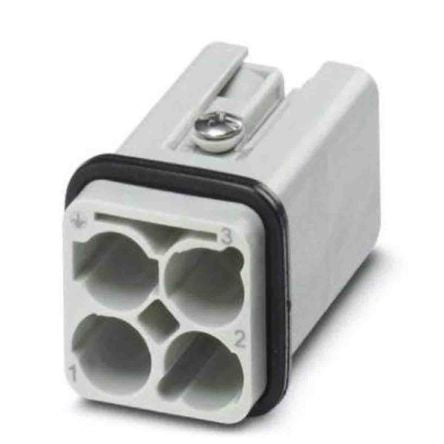 Phoenix Contact Heavy Duty Power Connector Module, 40A, HC Series Male, 4 Contacts