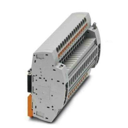Phoenix Contact PTRE Series Non-Fused Terminal Block, 32-Way, 20AWG, 8 AWG Wire, 30A Push-in