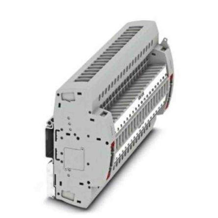 Phoenix Contact UTRE Series Non-Fused Terminal Block, 38-Way, 24AWG, 8 AWG Wire, 30A Screw