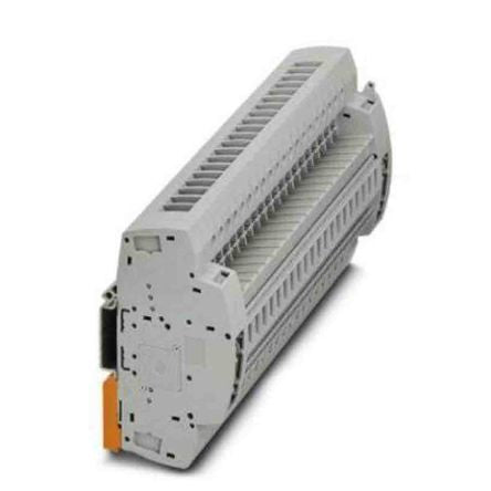 Phoenix Contact UTRE Series Non-Fused Terminal Block, 40-Way, 24AWG, 8 AWG Wire, 30A Screw