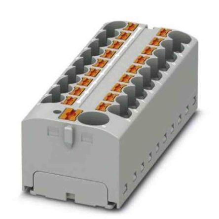 Phoenix Contact Distribution Block, 19 Way, 450V, 32A, Grey