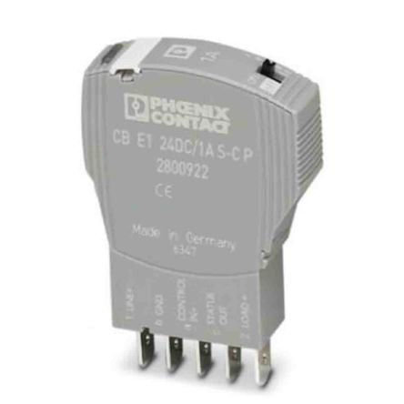Phoenix Contact CB E1 Electronic Circuit Breaker 1A 24V, DIN Rail