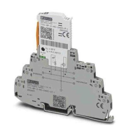 Phoenix Contact 2 Phase Surge Protector, 5 kA, DIN Rail
