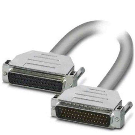 Phoenix Contact Female D-Sub 50-Pin to Male DB50 Serial Cable, 1.5 m Semi-Rigid Polyvinyl Chloride, D50SUB Series