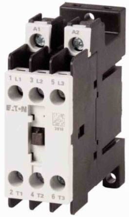 Eaton Contactor Relay, 24V dc Coil, 3-Pole, 4 A 24V dc, 2 NO/1 NC, 690V