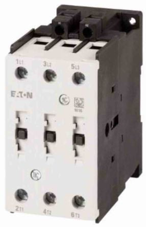 Eaton DILMT7 Contactor, 24V dc Coil, 3-Pole, 40 A, 18.5 kW 24V dc, 3 NO, 660V