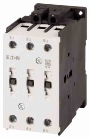 Eaton DILMT Contactor, 24V ac Coil, 3-Pole, 95 A, 45 kW 24V ac, 3 NO, 660V