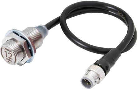 Omron E2EW-X12B3T18-M1TJ 0.3M Threaded Barrel Inductive Proximity Sensor, M18 x 1 PNP E2EW 30V 12 mm 30 V dc 200mA
