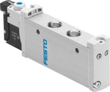 Festo Solenoid Valve - 5/2 Monostable Electric Metric VUVG-S14-M52-AT-G18-1H2L-W1  Series 24V