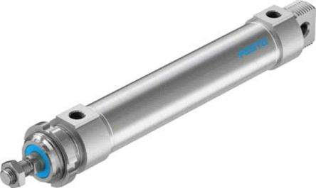 Festo 160 mm Pneumatic Piston Rod Cylinder - 559311 DSNU Series, Double Acting Acting