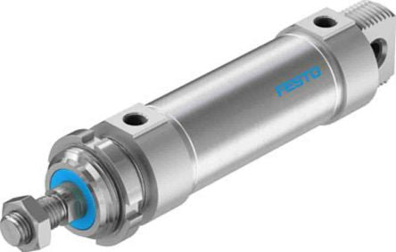Festo 80 mm Pneumatic Piston Rod Cylinder - 196003 DSNU Series, Double Acting Acting
