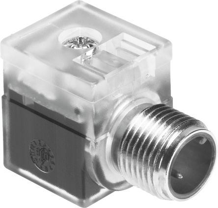 Festo MSSD-EB 2 DIN 43650 C Solenoid Valve Connector Female Indicator Light, 24V ac/dc Voltage